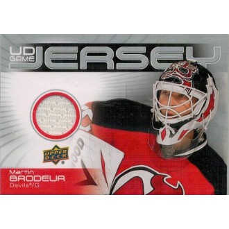 Jersey karty - Brodeur Martin - 2010-11 Upper Deck Game Jerseys No.GJ2-MB