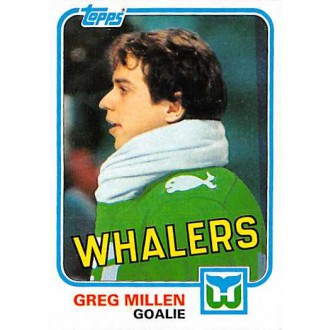 Řadové karty - Millen Greg - 1981-82 Topps No.E115