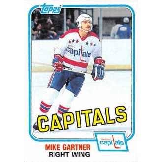Řadové karty - Gartner Mike - 1981-82 Topps No.E117