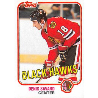 Řadové karty - Savard Denis - 1981-82 Topps No.W75