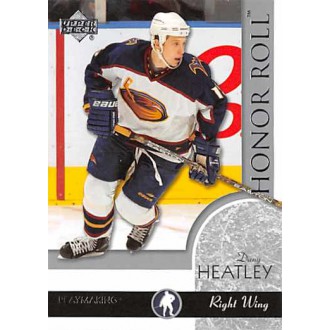 Řadové karty - Heatley Dany - 2002-03 Honor Roll No.4
