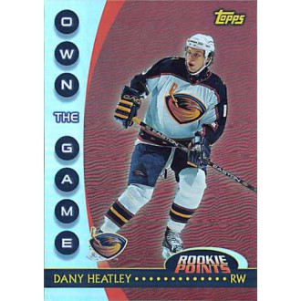 Insertní karty - Heatley Dany - 2002-03 Topps Own The Game No.OTG11