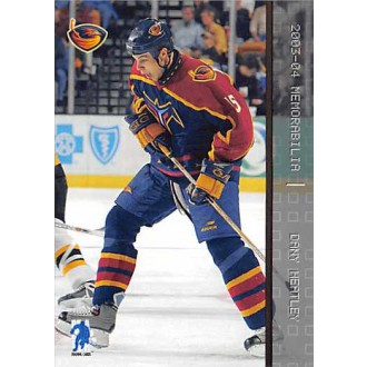 Řadové karty - Heatley Dany - 2003-04 BAP Memorabilia No.20