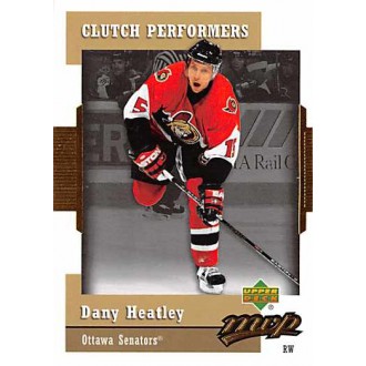 Insertní karty - Heatley Dany - 2006-07 MVP Clutch Performers No.CP8