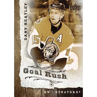 Insertní karty - Heatley Dany - 2006-07 Upper Deck Goal Rush No.GR3