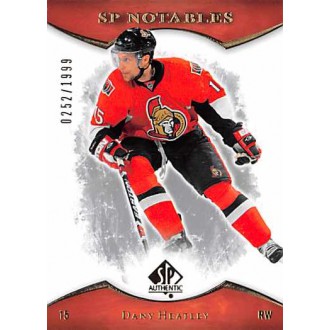 Řadové karty - Heatley Dany - 2007-08 SP Authentic No.122