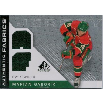 Jersey karty - Gáborík Marián - 2007-08 SP Game Used Authentic Fabrics No.AF-MG