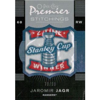 Jersey karty - Jágr Jaromír - 2007-08 OPC Premier Stitchings Variatios No.PS-JJ