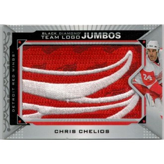 Patch karty - Chelios Chris - 2015-16 Black Diamond Team Logo Jumbos No.TLRW-CC