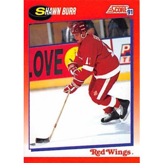 Řadové karty - Burr Shawn - 1991-92 Score Canadian Bilingual No.54