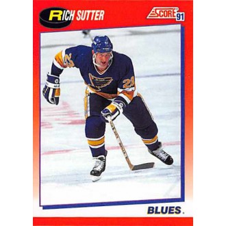 Řadové karty - Sutter Rich - 1991-92 Score Canadian Bilingual No.63