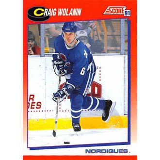 Řadové karty - Wolanin Craig - 1991-92 Score Canadian Bilingual No.74