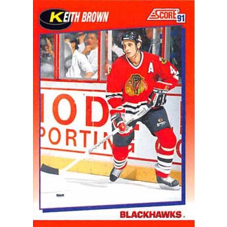 Řadové karty - Brown Keith - 1991-92 Score Canadian Bilingual No.76