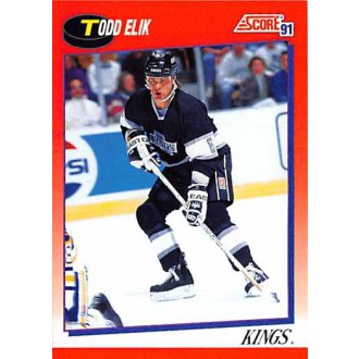 Řadové karty - Elik Todd - 1991-92 Score Canadian Bilingual No.83