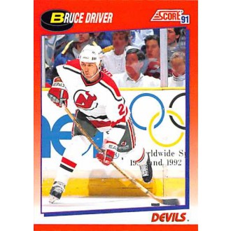 Řadové karty - Driver Bruce - 1991-92 Score Canadian Bilingual No.89