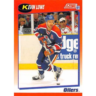 Řadové karty - Lowe Kevin - 1991-92 Score Canadian Bilingual No.109