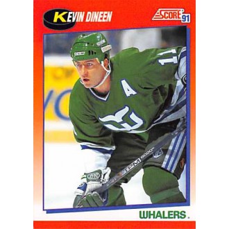 Řadové karty - Dineen Kevin - 1991-92 Score Canadian Bilingual No.118