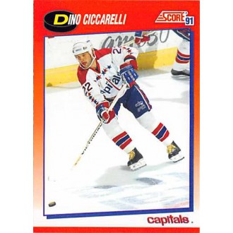 Řadové karty - Ciccarelli Dino - 1991-92 Score Canadian Bilingual No.128