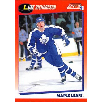 Řadové karty - Richardson Luke - 1991-92 Score Canadian Bilingual No.139