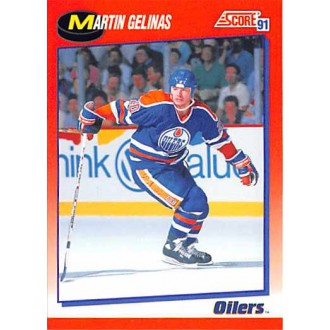 Řadové karty - Gelinas Martin - 1991-92 Score Canadian Bilingual No.159