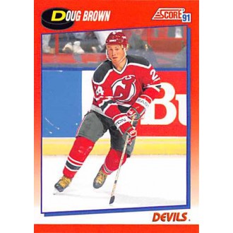 Řadové karty - Brown Doug - 1991-92 Score Canadian Bilingual No.163