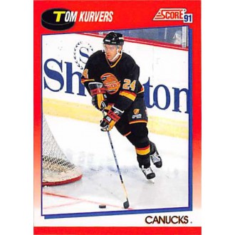 Řadové karty - Kurvers Tom - 1991-92 Score Canadian Bilingual No.174
