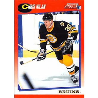 Řadové karty - Nilan Chris - 1991-92 Score Canadian Bilingual No.197