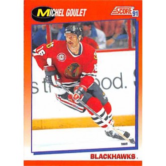 Řadové karty - Goulet Michel - 1991-92 Score Canadian Bilingual No.201