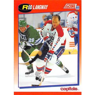Řadové karty - Langway Rod - 1991-92 Score Canadian Bilingual No.228