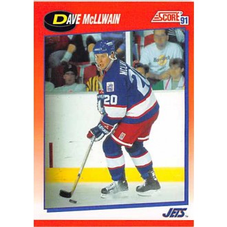 Řadové karty - McLlwain Dave - 1991-92 Score Canadian Bilingual No.233