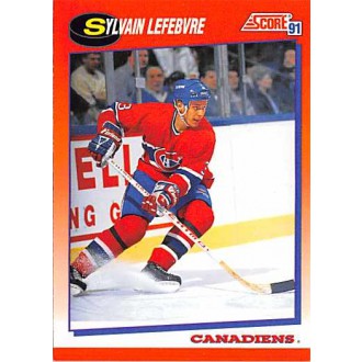 Řadové karty - Lefebvre Sylvain - 1991-92 Score Canadian Bilingual No.245