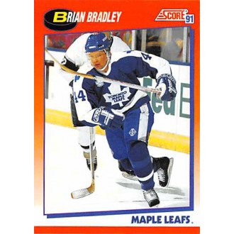 Řadové karty - Bradley Brian - 1991-92 Score Canadian Bilingual No.255