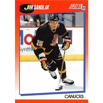 Řadové karty - Sandlak Jim - 1991-92 Score Canadian Bilingual No.260
