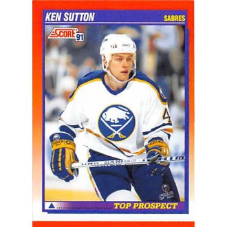 Řadové karty - Sutton Ken - 1991-92 Score Canadian Bilingual No.283