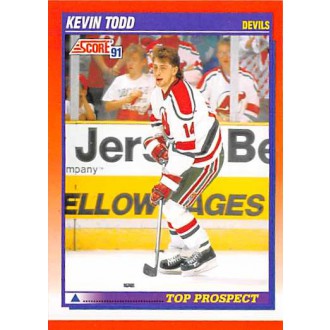 Řadové karty - Todd Kevin - 1991-92 Score Canadian Bilingual No.287