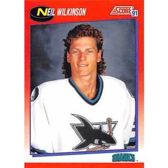 Řadové karty - Wilkinson Neil - 1991-92 Score Canadian Bilingual No.328