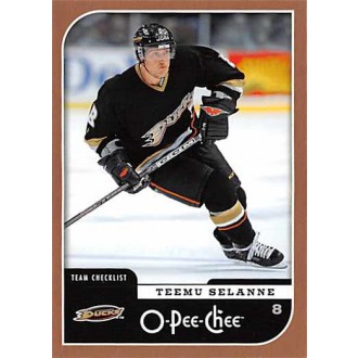 Řadové karty - Selanne Teemu - 2006-07 O-Pee-Chee No.671