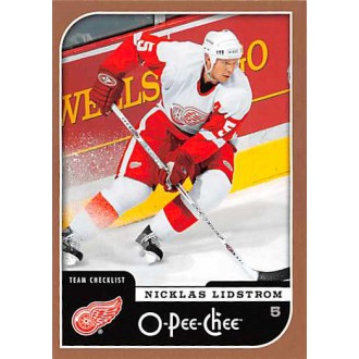 Řadové karty - Lidstrom Nicklas - 2006-07 O-Pee-Chee No.681