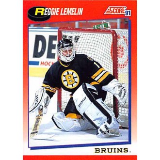 Řadové karty - Lemelin Reggie - 1991-92 Score Canadian Bilingual No.127