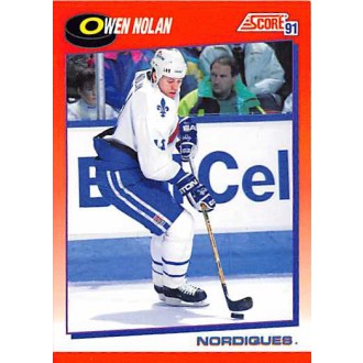 Řadové karty - Nolan Owen - 1991-92 Score Canadian Bilingual No.143