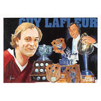 Řadové karty - Lafleur Guy - 1991-92 Score Canadian Bilingual No.292