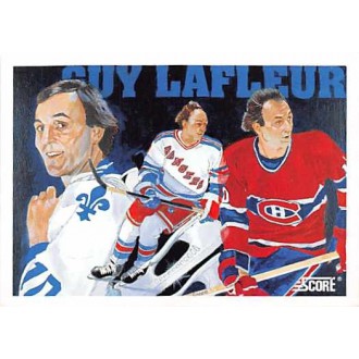 Řadové karty - Lafleur Guy - 1991-92 Score Canadian Bilingual No.293
