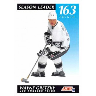 Řadové karty - Gretzky Wayne - 1991-92 Score Canadian Bilingual No.296