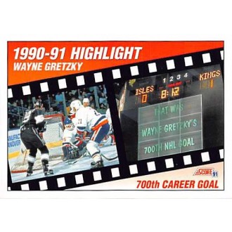 Řadové karty - Gretzky Wayne - 1991-92 Score Canadian Bilingual No.303
