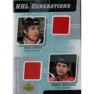 Jersey karty - Redden Wade, Meszaros Andrej - 2006-07 Upper Deck Generations Duals No.G2-RM