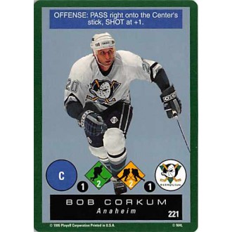 Řadové karty - Corkum Bob - 1995-96 Playoff One on One No.221