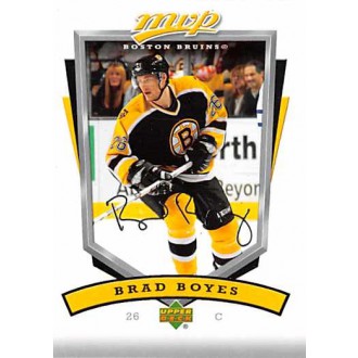 Řadové karty - Boyes Brad - 2006-07 MVP No.20