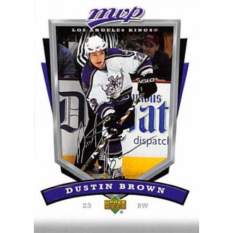 Řadové karty - Brown Dustin - 2006-07 MVP No.140