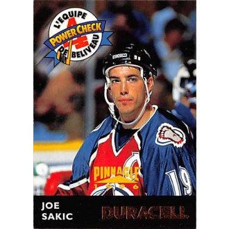 Řadové karty - Sakic Joe - 1996-97 Duracell LEquipe Beliveau No.JB3