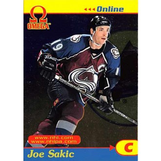 Insertní karty - Sakic Joe - 1998-99 Omega Online No.10